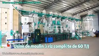 Machine de moulin &agrave; riz 60T / D et silo &agrave; grains, s&eacute;choir &agrave; paddy pour notre client ghan&eacute;en