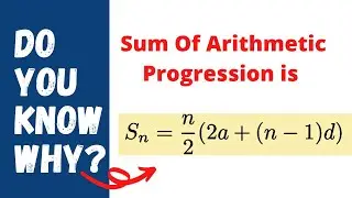 The proof of sum of arithmetic series formula | Clearcon