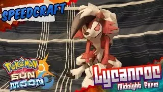 Pokemon Sun & Moon Papercraft ~ Lycanroc Midnight Form ~