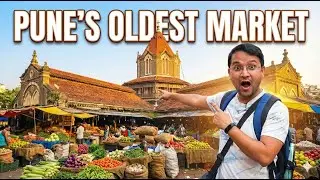 Inside Pune’s 140-Year-Old Market! 🍅🥦 Mahatma Phule Mandai Tour