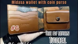 Wallet with coin purse &bull; FREE PDF PATTERN &bull; with coin purse and without TUTORIAL with 2 option