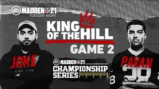 PAVAN vs JOKE $8,000 King of the HILL TOURNAMENT GAMEPLAY (Madden 21)
