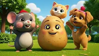 Potato potato round and round | nursery rhymes for kids | LichiLoons English