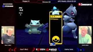 Smash @ TTH - Souf | Blu2 (Mewtwo) Vs. ESS | LlamaJuice (Ivysaur) (Winners R2) - Project M