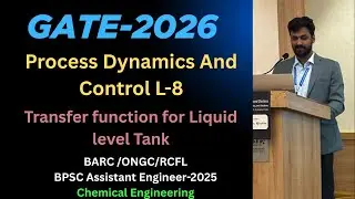 Process dynamics and control L-8 Transfer function of liquid level tank#gatechemical #psu #chemical