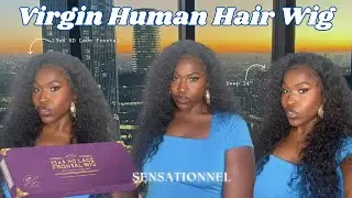 Beachy Curls 🏝️| Sensationnel HUMAN HAIR WIG? | 13x4 HD Lace