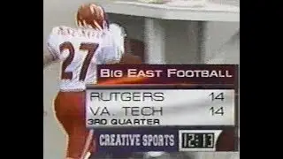 Rutgers vs  Virginia Tech Football 1996