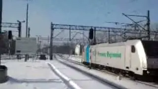 E186 141-8 na stacji Wrocław Gł&oacute;wny