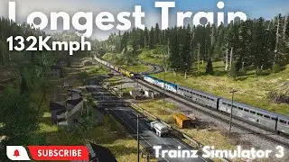 LONGEST TRAIN IN TRAINZ SIMULATOR 3 Gameplay - 4K 60fps - Hindi