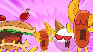 Chuck Chicken Power Up ⚡ Fast Food Riot 🍭 Super ToonsTV