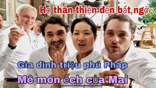 ẾCH NẤU KIỂU PHÁP/TRIỆU PHÚ PHÁP MÊ MÓN ẾCH MAI LÀM/LỄ RỬA TỘI CỦA GEORGES/MAI LE CUỘC SỐNG Ở PHÁP ￼