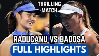 Emma Raducanu Stunning Shots vs Paula Badosa Full Highlights Before AO 2026