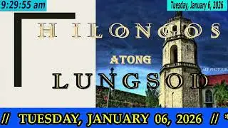 HILONGOS ATONG LUNGSOD January 06, 20269:45A.M. &ndash; 11:00 A.M. Hosted By: Najib M. Cubio