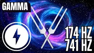 Overcome Addiction | 174Hz + 40Hz + 741Hz Full Body & Brain Detox | Remove Toxins | Tuning Forks