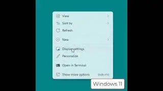 Windows 11 Изменить масштаб