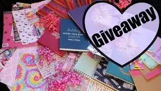 Journal Giveaway HAUL!