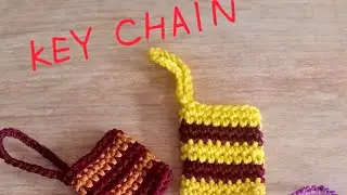 Tutorial on making a small bag key chain