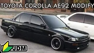 black beauty AE90 corolla modified | toyota AE92 GT Modified From Thailand