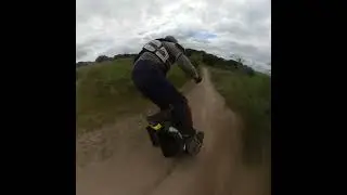 Bikepark Mook - blue line full speed  #lynx #euc #leaperkim