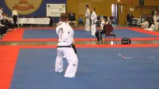 Yoo-Sin - Eastern Canadian TKD Championships 2013 - Womens 3rd dan finals