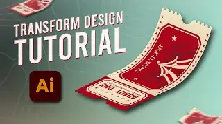 How to Transform Design Tutorial in Illustrator || Beginners