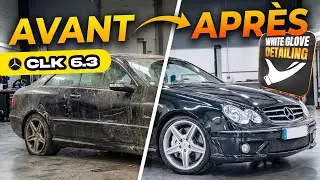 Detailing complet Mercedes CLK 63 AMG | Lavage & réparation cuir