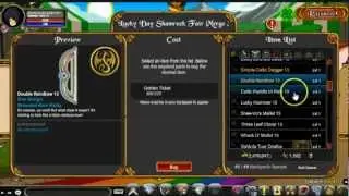 AQW: Lucky Day Shamrock Fair Merge Shop