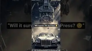&ldquo;Will it survive 1000-Ton Press? ( ROLLS ROYCE )😳&rdquo; #shorts #viral #trending