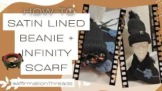 Making a Gratitude Signature Beanie with Satin Lining on my Addi Express circular knitting machine