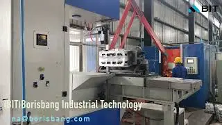 High-Speed Vertical Band Saw for Aluminum Casting Riser Cutting | CNC Automatic Cutting Machine