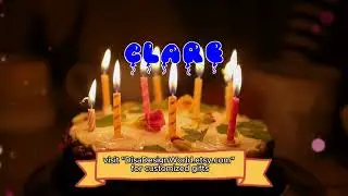 Happy Birthday CLARE   Happy Birthday Song   Birthday Wishes   Birthday Party