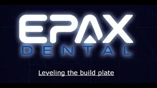 Leveling the build plate on DX printers