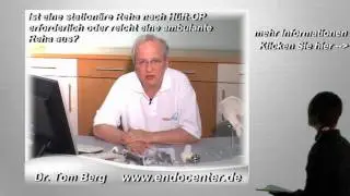 Ist eine station&auml;re Reha nach H&uuml;ft-OP erforderlich oder reicht eine ambulante Reha aus ?