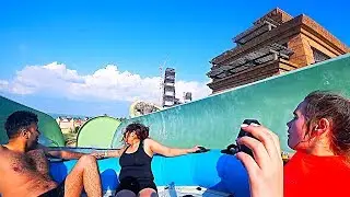 ОПАСНАЯ ВОДНАЯ ГОРКА ZOOMERANGO