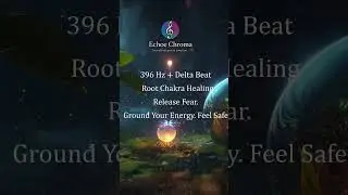 Root Chakra Activation | 396Hz + Binaural Beats (Delta Waves) #echoechroma #meditationmusic