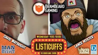 Listicuffs Semi-Final Round 1 with Lance Myxter and David Waybright !Raffle