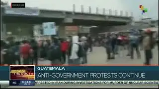 Anti-government protests intensify in Guatemala