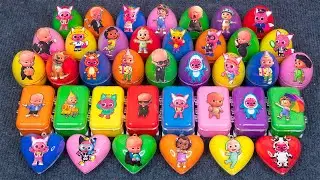 Pinkfong Slime Mixing Playtime! Jeni, Hogi, and Bebefinn’s Colorful Satisfying ASMR 🌈