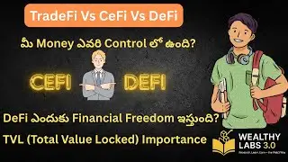 Banks vs Crypto Exchanges vs DeFi 🔥 అసలు Truth ఇదే! | TradFi vs CeFi vs DeFi Explained in Telugu