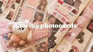 ☆ updating my photocard binders #10 kep1er, txt, oh my girl + h1-key ☆