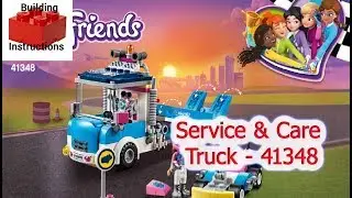 Service & Care Truck - 41348 | LEGO Friends | LEGO Video-Instructions