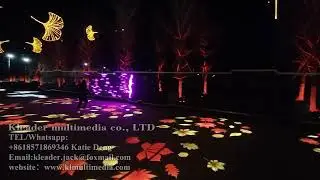 Running Track Game on GIANT LED Screen! Insane Interactive Art!