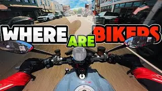 Twin Bikes, Old Town Vibes: Epic Motorcycle Meet-Up!