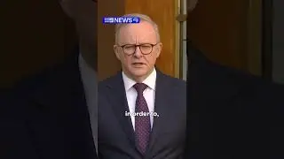 Prime Minister respnds to pro-Palestinian marches | 9 News Australia