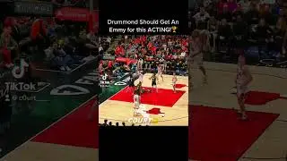 Andre Drummond Acting is TOP TIER! #nba #basketball #funny #sport #highlight #chicagobulls #bulls