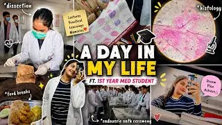 A Day In My Life as a 1st year med Student🩺  *a quick vlog 🌵 Himalaya Medical College,  Ananya Singh