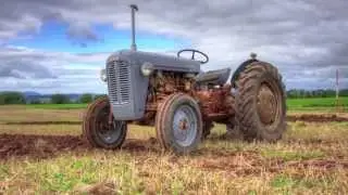 Vintage Massey Ferguson HDR Pictures.Grey Fergie
