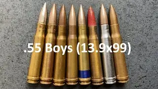 .55 Boys (13.9x99) для Boys Anti-Tank Rifle (W1,W2, tracer, aluminium core, canadian W2 etc.)
