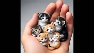 &ldquo;A Handful of Pure Cuteness 💖#CuteKittens#TinyCats#CatLovers #FluffyBabies#AdorablePets #MiniKittens