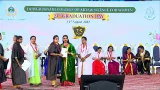 LIVE_Dr. MGR-Janaki College of Arts & Science for Women_23rd Graduation Day_12Aug2022_11am